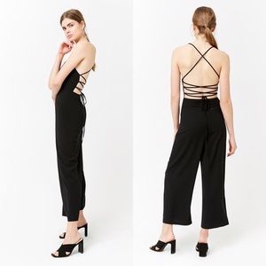 Black strappy romper jumper